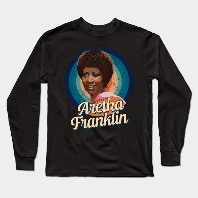 R-E-S-P-E-C-T Franklin Tribute Tee Long Sleeve T-Shirt by Doc Gibby